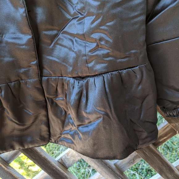 Black n white  Vivienne Tam silk insulated jacket - Picture 3 of 14